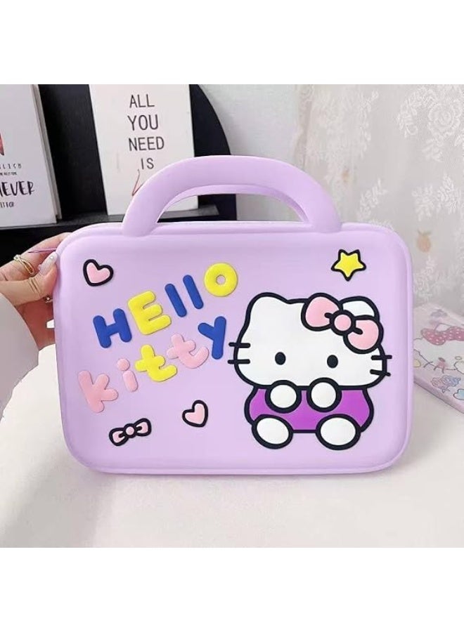 Hello Kitty iPad Bag Sleeve 11 Inch Handbag for iPad (A16) 11th | 10th generation (2025/2022) | iPad Air 6th | 5th gen  | Samsung Xiaomi Bag Cover Shockproof Portable Pockets Tablet (Purple) - Image 2
